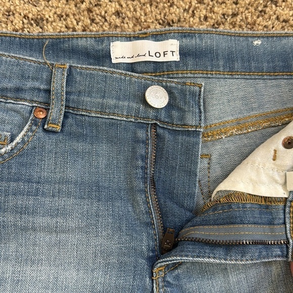 Ann Taylor LOFT Women's Blue Denim Shorts, Size 2/26 - Picture 5 of 6
